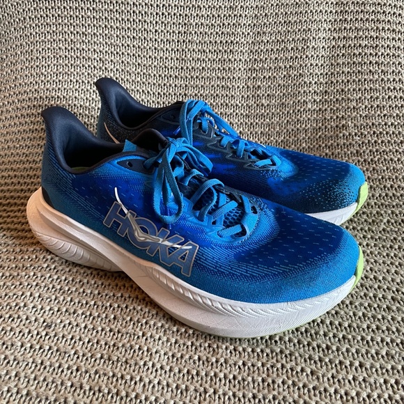 Hoka Mach 6 Neutral Cushioned Fast Running Shoe Cobalt Blue - Picture 2 of 7
